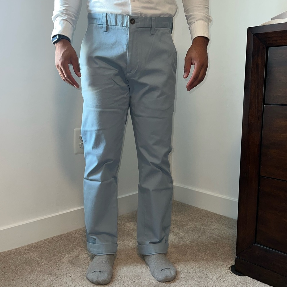 Banana Republic Blue Chinos Relaxed Fit